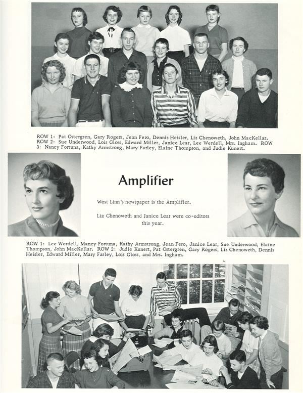 1958 Amplifier Staff 